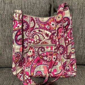 Vera Bradley Pink Paisley Hipster Bag